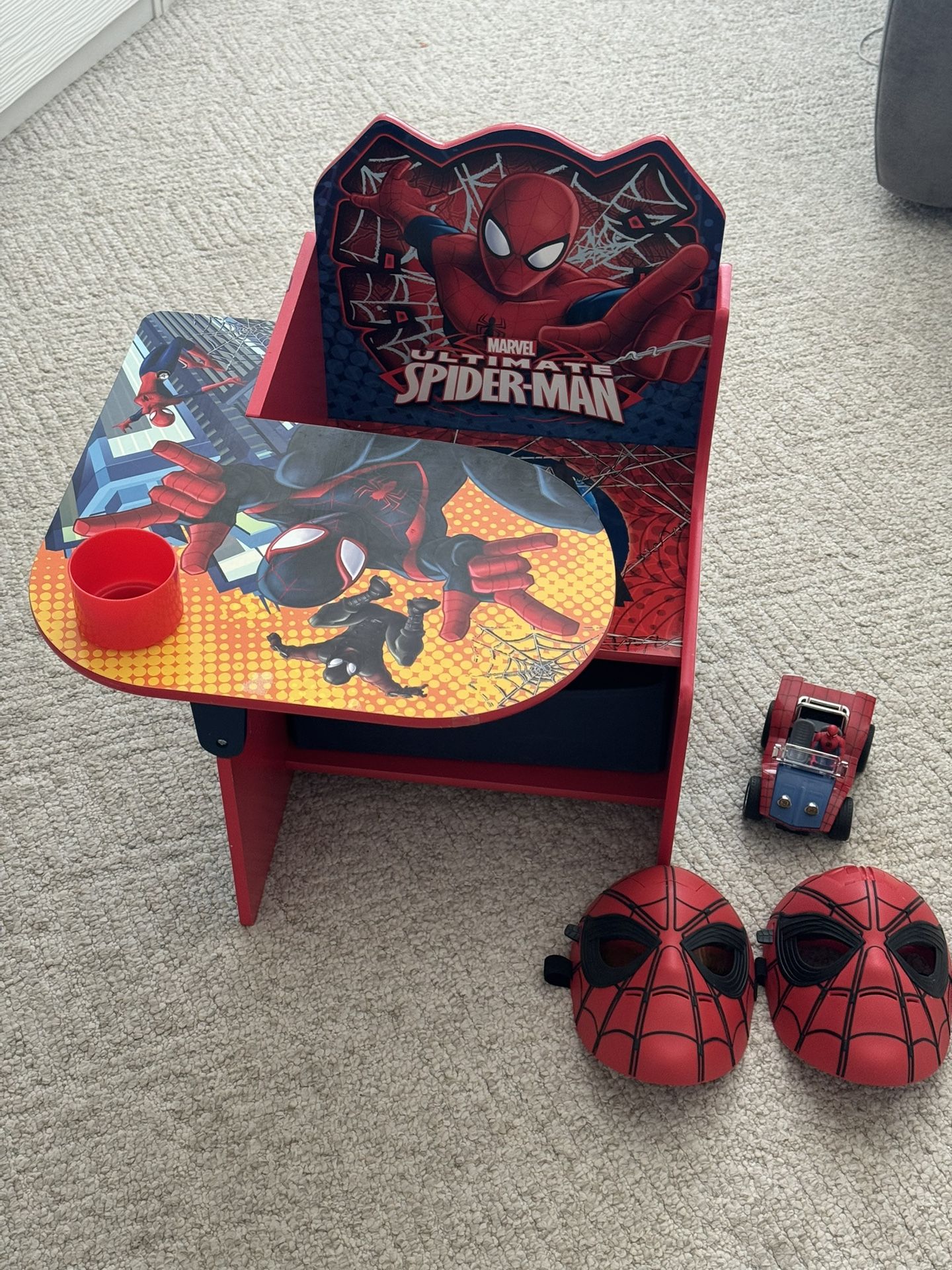 Toddler Spider Man Desk