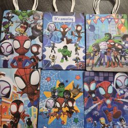 Spidey Party Favor Bags $6