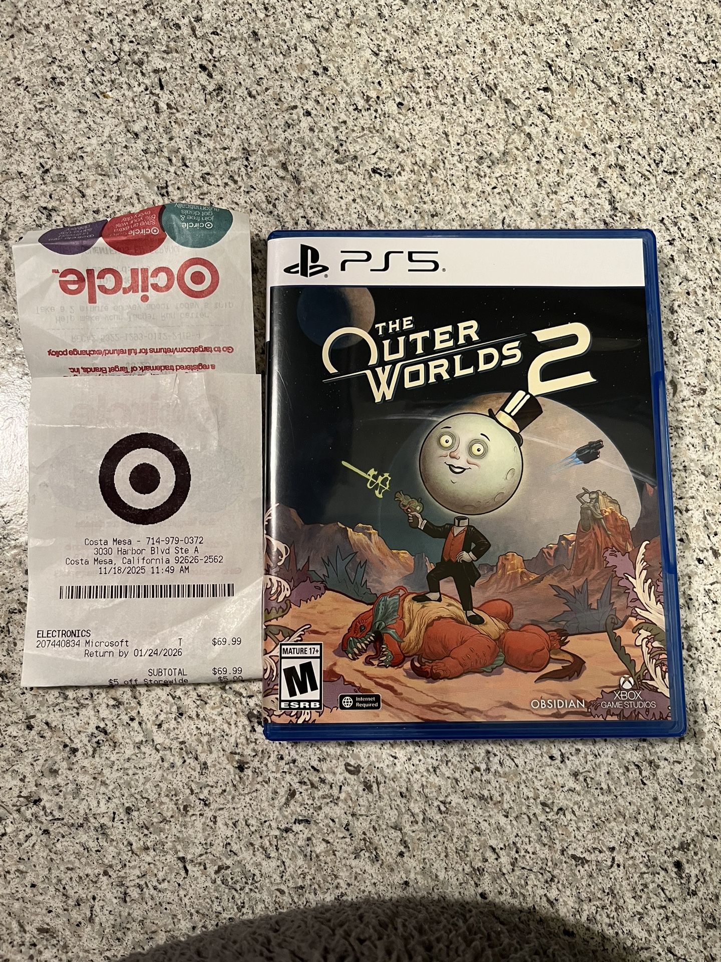 PlayStation 5 Outer Worlds 2