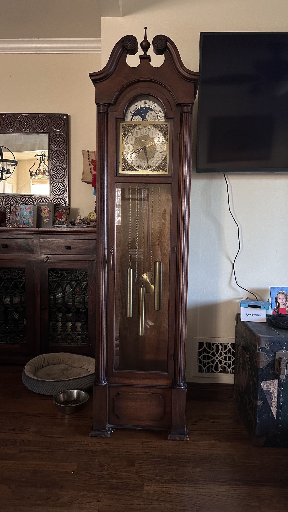 Antique Grandfather Clock