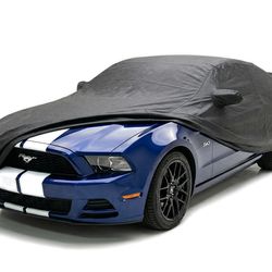 Xtrashield Custom Fit 2005-2014 Ford Mustang Car Cover Black Covers