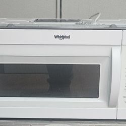 ✨️🔆"Whirlpool"🔆✨️ White Microwave in Great Condition 