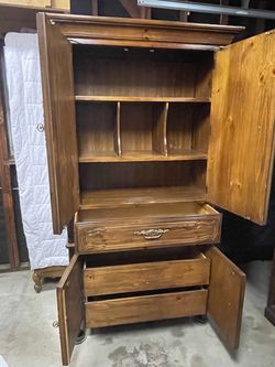Vintage Armoire Dresser