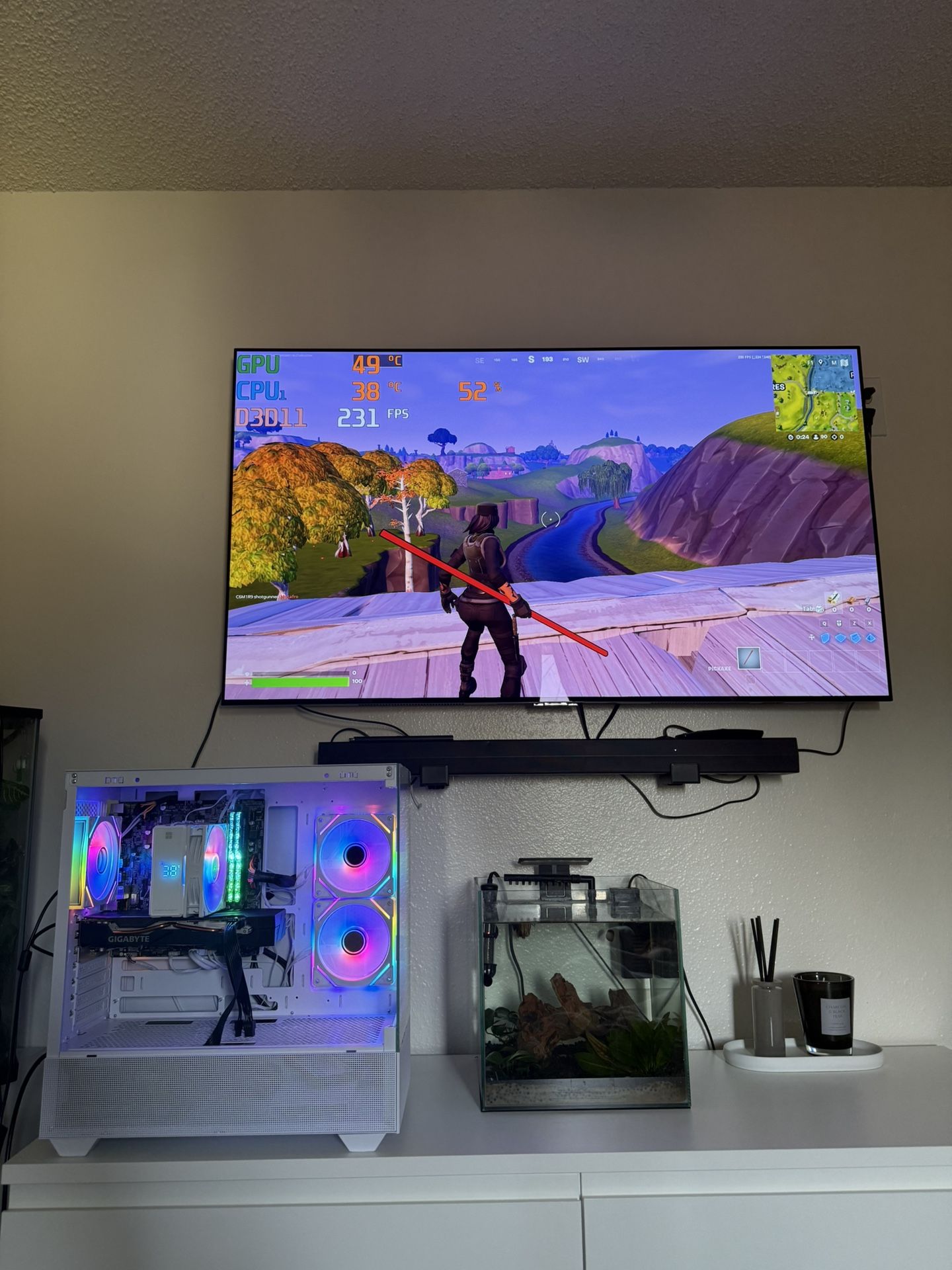 White Gaming Pc Computer Desktop RTX / Ryzen 7