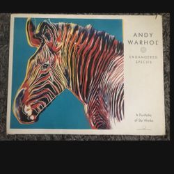 Vintage Andy Warhol Endangered Species Portfolio’89