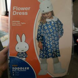 Toddler Miffy Flower Dresses Costume
