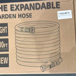 100 Ft Expandable Garden Hose With Spray Nozzle