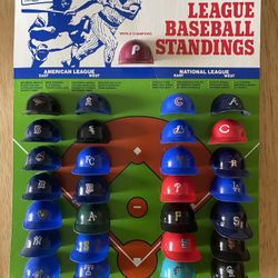 MAJOR LEAGUE BASEBALL MINI HELMETS