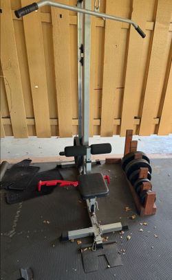 Lat pull down machine