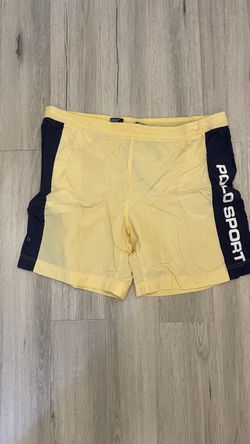 Polo Sport Shorts Yellow Navy