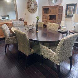 Kravet Custom Dining Table And Chairs