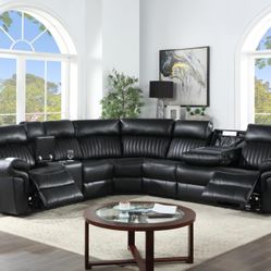 Sectional Usb Speakers Bluetooth Flap Down Touch Screen Cupholders $2850 