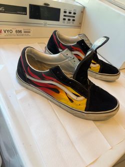 Men’s shoes, vans old school flames