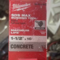 SDS Max Bushing Tool 1 1/2x 10 Concrete
