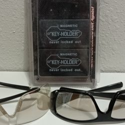 Misc .. Safety Glasses an Key Hidere