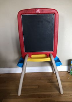 Whiteboard & Blackboard Easel 