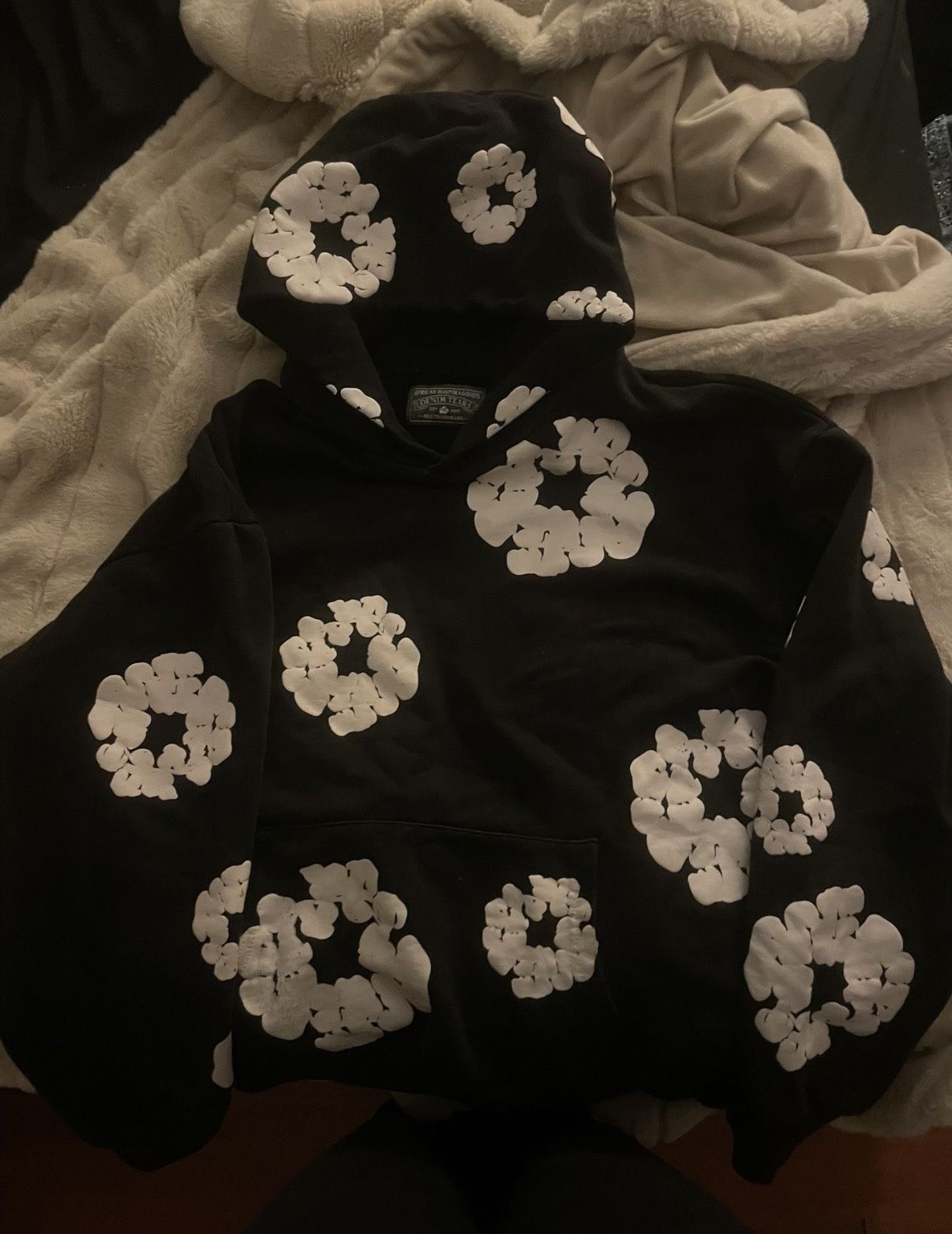 Black Denim Tears Hoodie