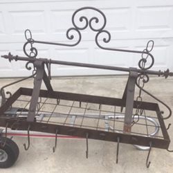 Wrought Iron Hanging Pot Holder PU North Rialto