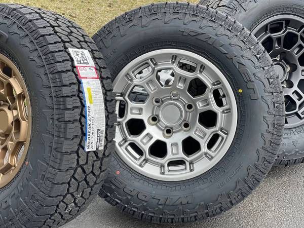 17" Wheels 265/70R17 A/T Tires Rims Toyota 4runner Tacoma Tundra Sequoia FJ Cruiser Lexus GX460 GX470 GX 460 470 4 Runner FJCruiser All-Terrain Falken