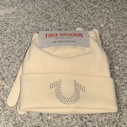 True Religion Hat and Gloves Set