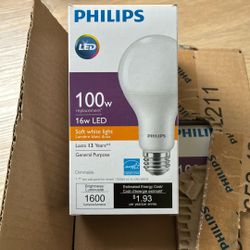 Philips 100w Replacement LED Bulbs (16 W)