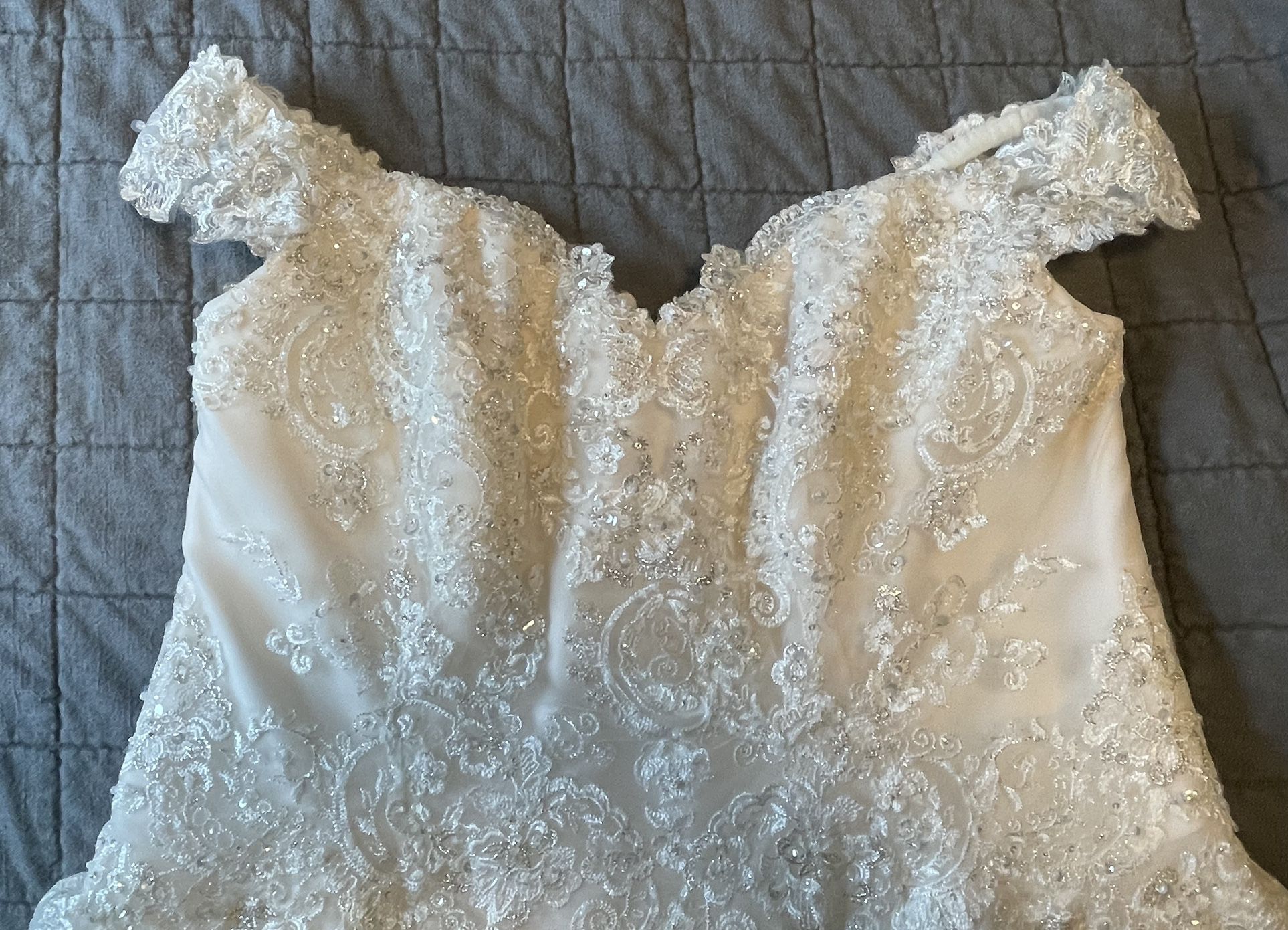 Beautiful David’s Bridal Wedding Dress