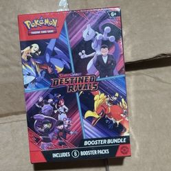 Destined Rivals Booster Bundle Box Sealed - 6 Pokemon TCG Booster Packs