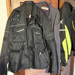 Bolt and HWK motorcycle jackets