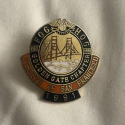 1991 HOG Golden Gate Chapter Pin – San Francisco “Streets Of” Event