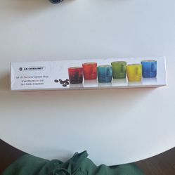 Le Creuset Rainbow Espresso Mugs