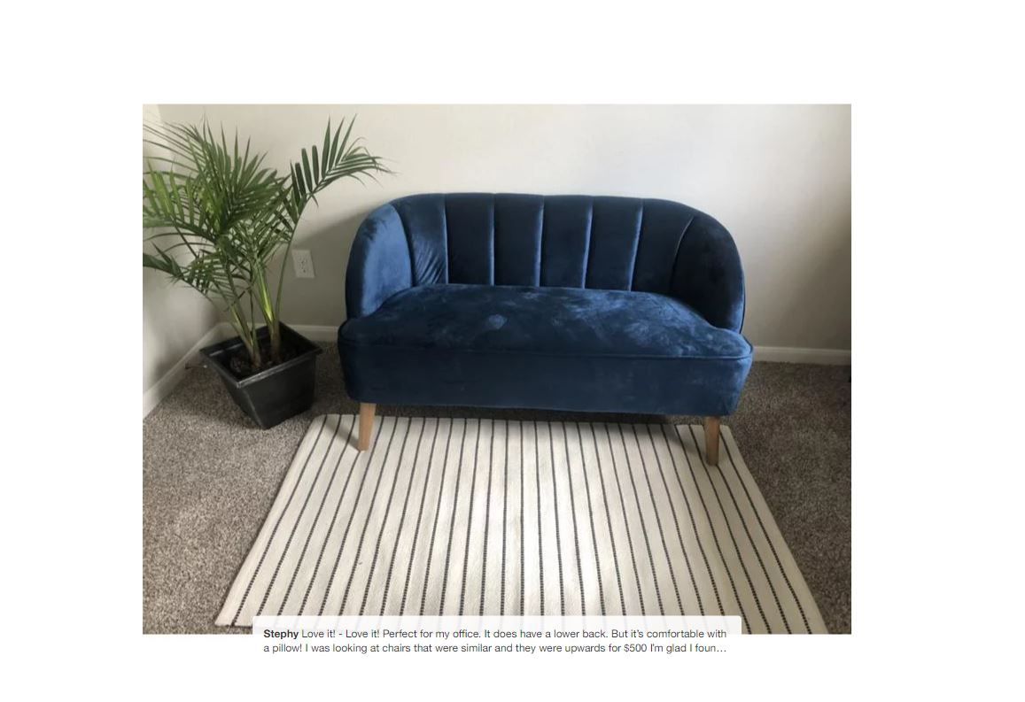 Amaia Modern Velvet Love Seat Christopher Knight Home for Sale in Romeoville, IL OfferUp