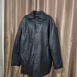 Leather Jacket For Men Size Mediano 