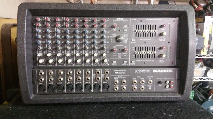 Peavey SP4G Speakers & Mackie 808S Powered Mixer.