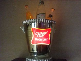 Miller light n disco ball n green cop light