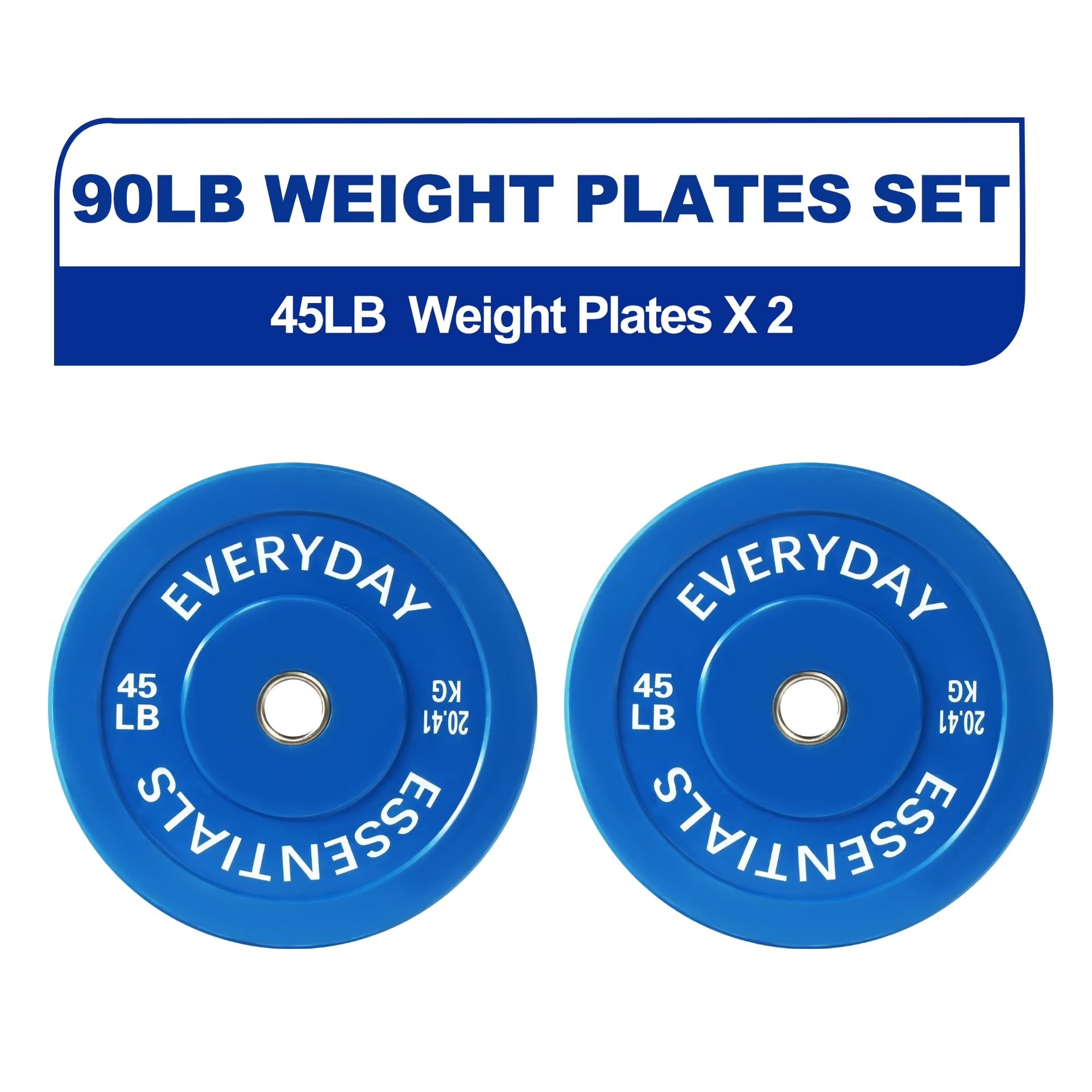 BalanceFrom Olympic Bumper Plate Weight Plate 45lbs