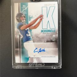 Cam Little (Record Breaking Kicker) Autograph Rookie Card