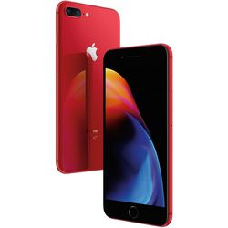Iphone 8 Plus Red Unlocked Cracked Screen