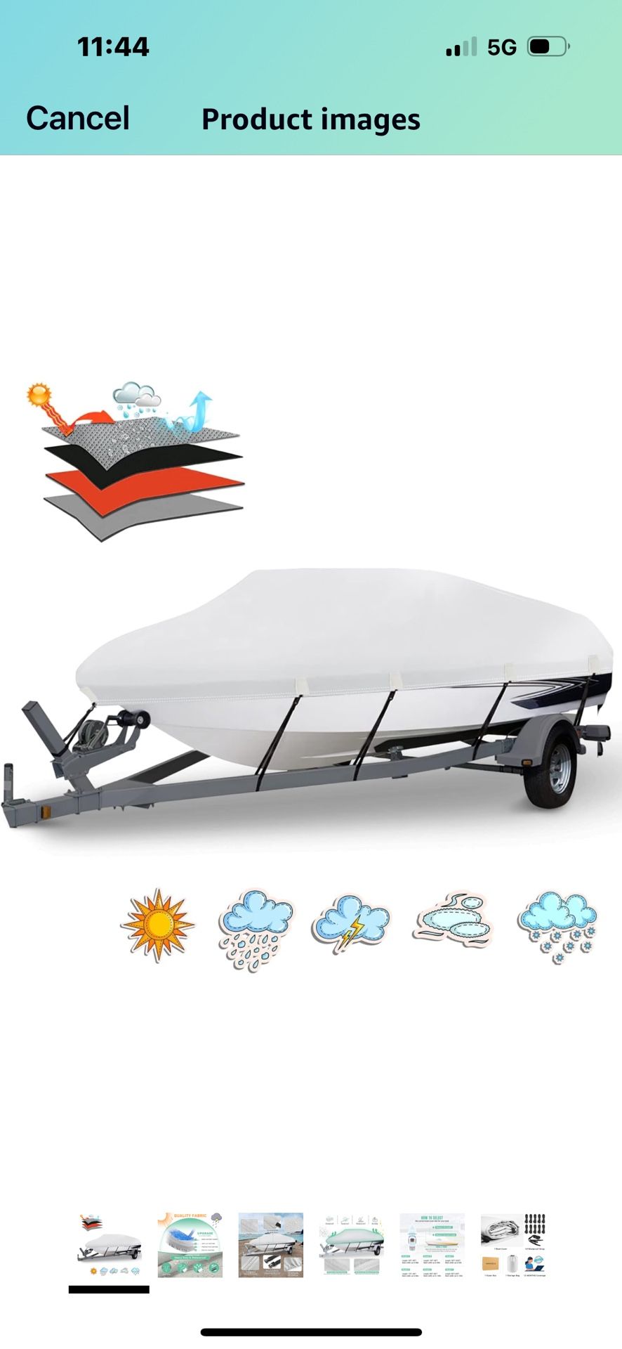 Waterproof Boat Cover