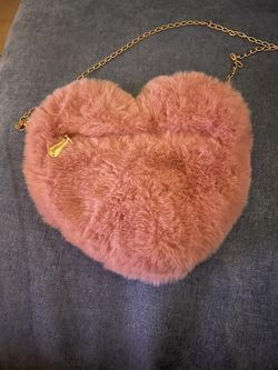 Pink Plush Purse 
