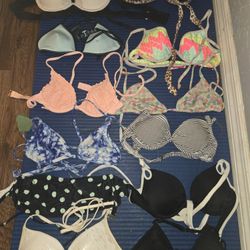 12 Bathing Suit Tops (All Small)