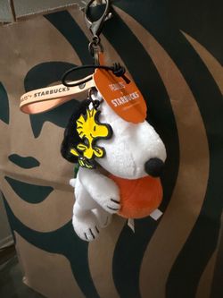 Snoopy key chain pendant Starbucks