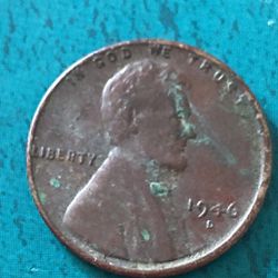 1946 D lincoln wheat cent penny 