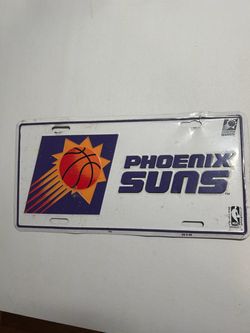 Phoenix Suns NBA Licensed Novelty License Plate
