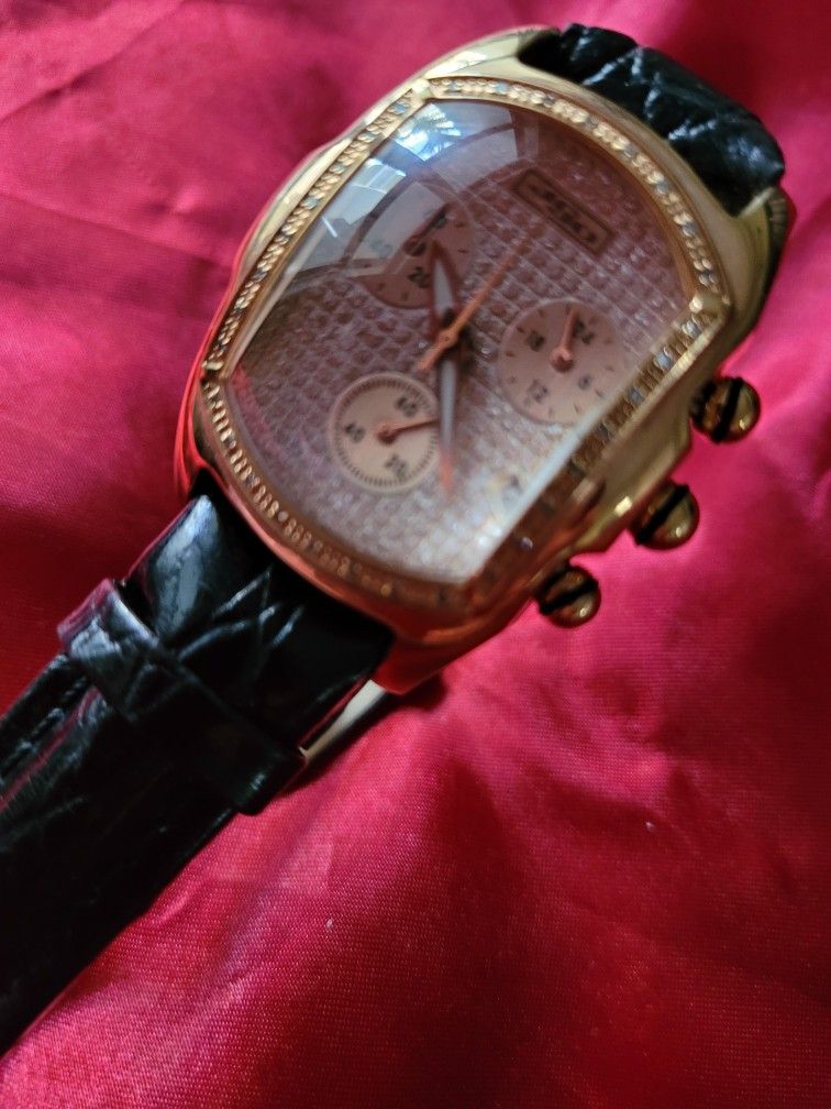 ⚡Jojo Rodeo JL10178 Women's Diamond Watch W/3 Extra Bracelets BEAUTIFUL