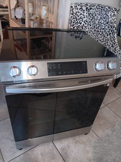 Samsung stove stainless steel
