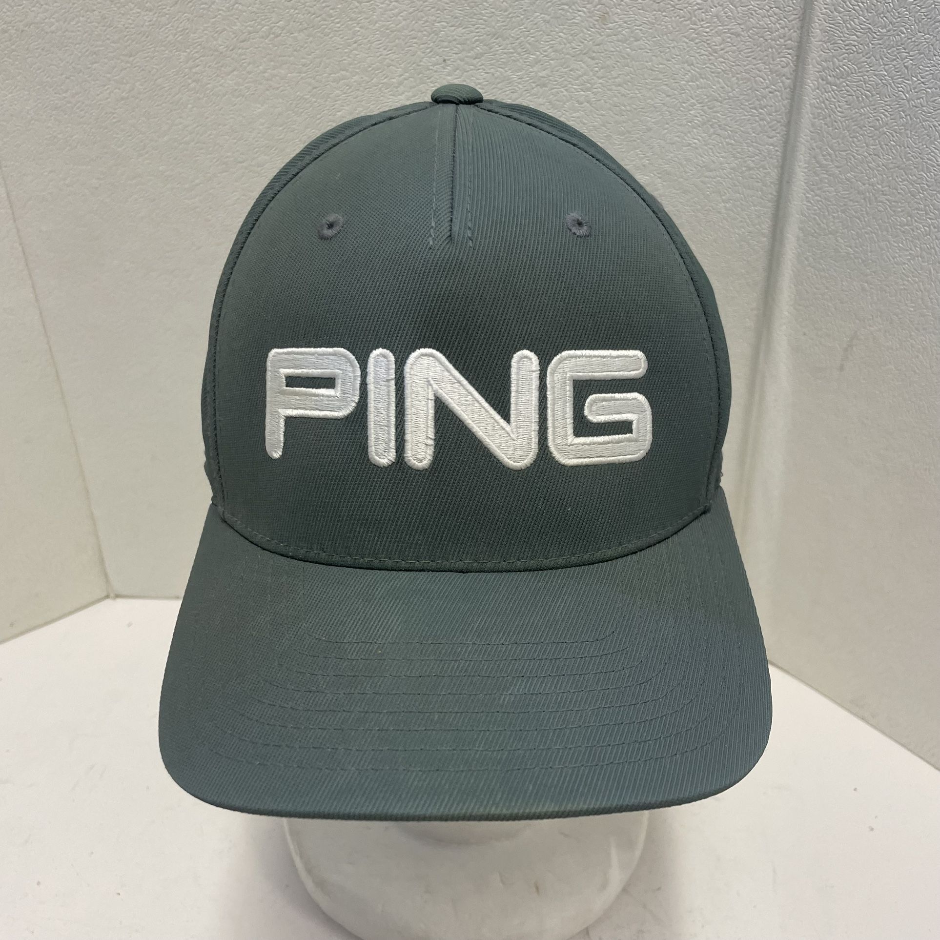 Ping Golf Fitted Hat Cap Size L/XL Sensor Cool Flex Fit Jumbo Logo - Gray
