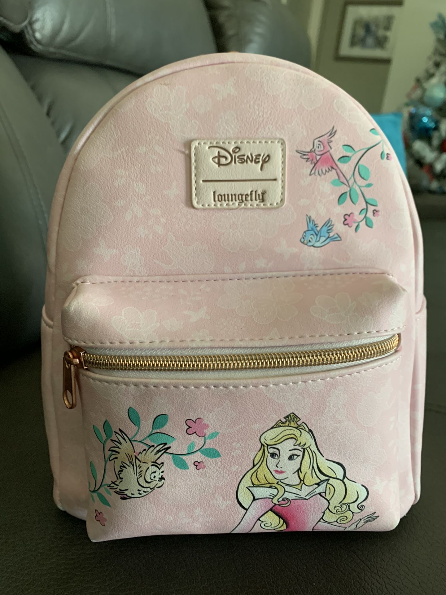 Pink Sleeping beauty Aurora loungefly backpack