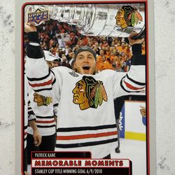 2025-26 CHICAGO  BLACKHAWKS CENTENNIAL MEMORABLE MOMENTS PATRICK KANE MM-30