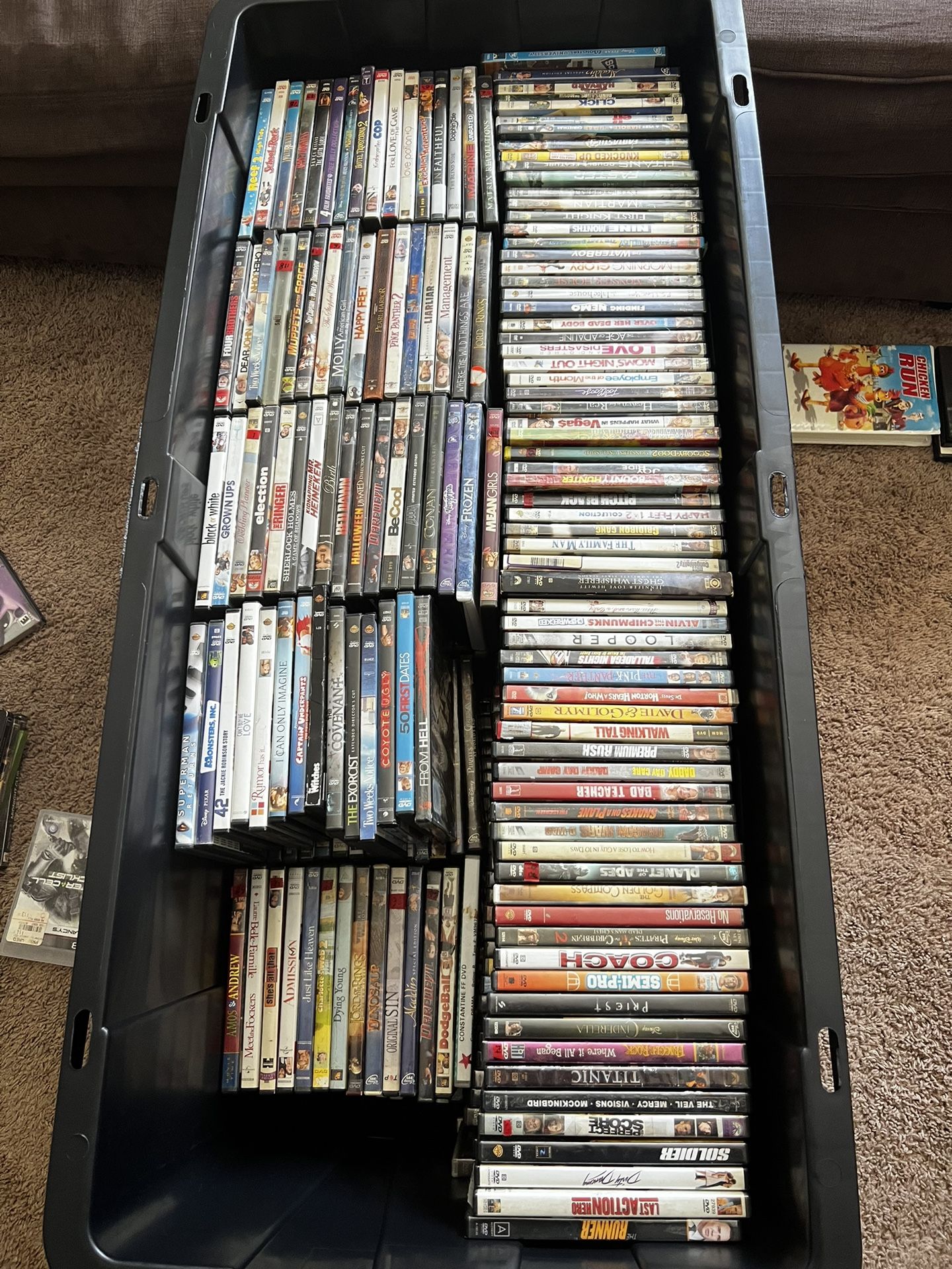 Over 350 DVDs. Different Genres Of Movies