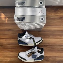 Jordan 3 A Ma Maniere Diffused Blue Size 11 & 11.5